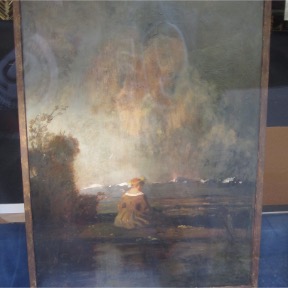 Mädchen mit Blütenkranz